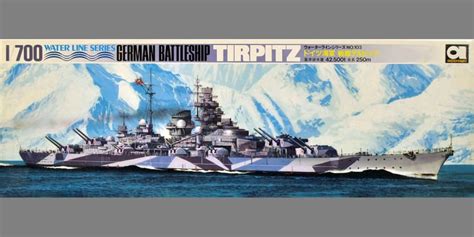 Aoshima 8103 1700 German Battleship Tirpitz