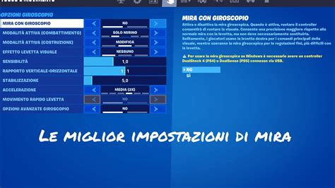 Le Migliori Impostazioni Di Mira Su Fortnite Youtube