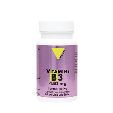 Vitamine B3 450mg VIT ALL Compléments alimentaires français