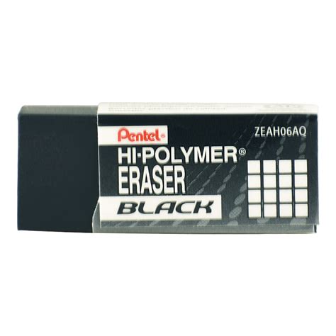 Buy Pentel Hi Polymer Block Eraser Small Black