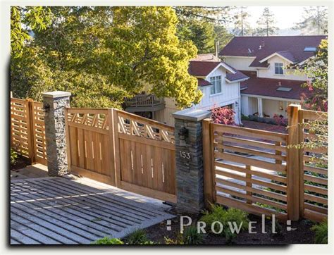 Custom Wood Driveway Gates #10, by Prowell Woodworks, inc