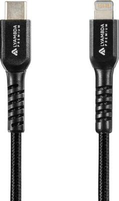 Lyambda Lclm Bk Lightning M Usb Type C M Mfi