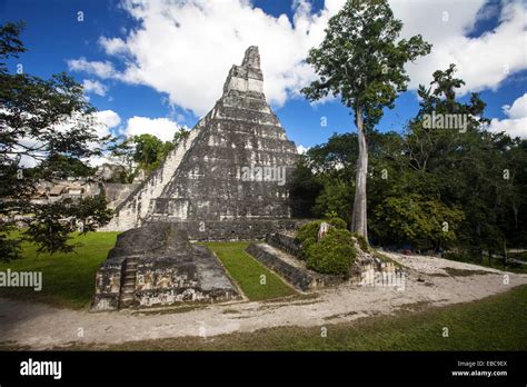Guatemala, Tikal, ball court Stock Photo - Alamy