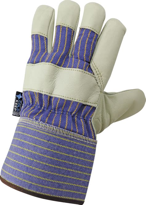 Standard Grade Cowhide Leather Insulated Gloves Champion Safety