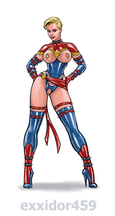 Commission Captain Marvel Corrupted By Exxidor Hentai Foundry