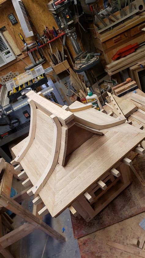 A Wooden Bench Being Built In A Shop