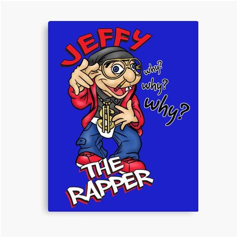 Jeffy The Rapper Funny Sml Character Canvas Print For Sale By