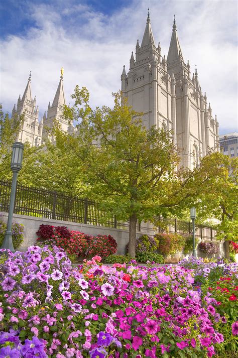 Mormon Temple Salt Lake City Photograph by Utah Images