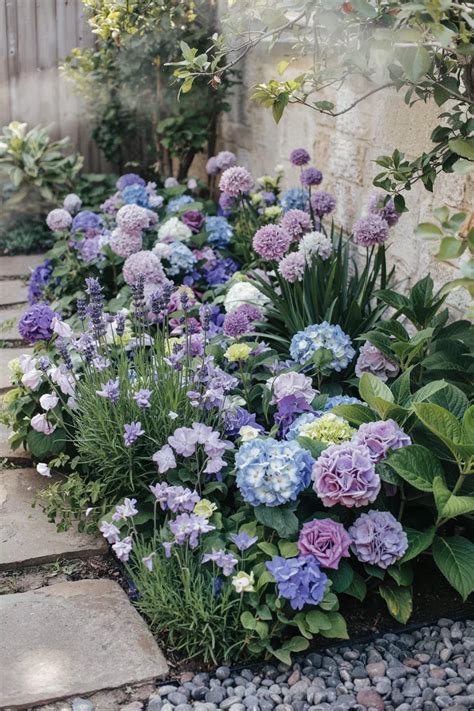 Pin By Jessica Norris On Backyard Retreat Corner Landscaping Purple