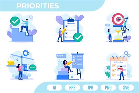 priorities illustration graphic  ismunandar rambe creative fabrica