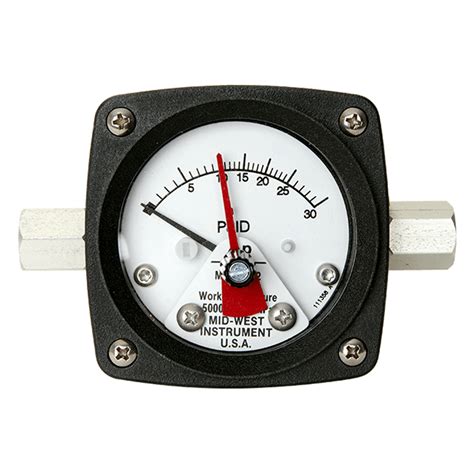 Mid West Model 122 Piston Type Differential Pressure Gauge 247able