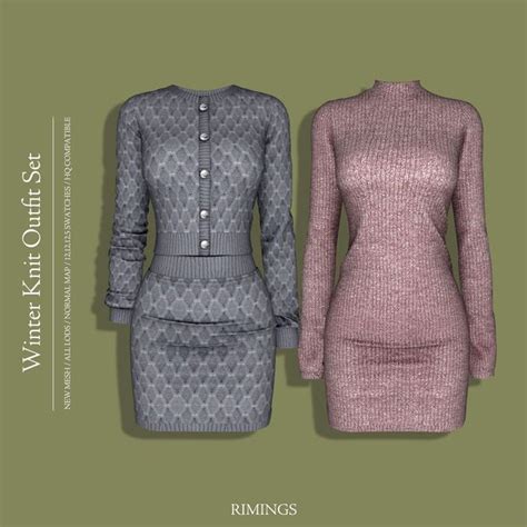 Rimings Winter Knit Outfit Set Rimings