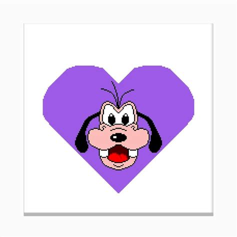 Goofy Heart Canvas Print By Fareen Fy