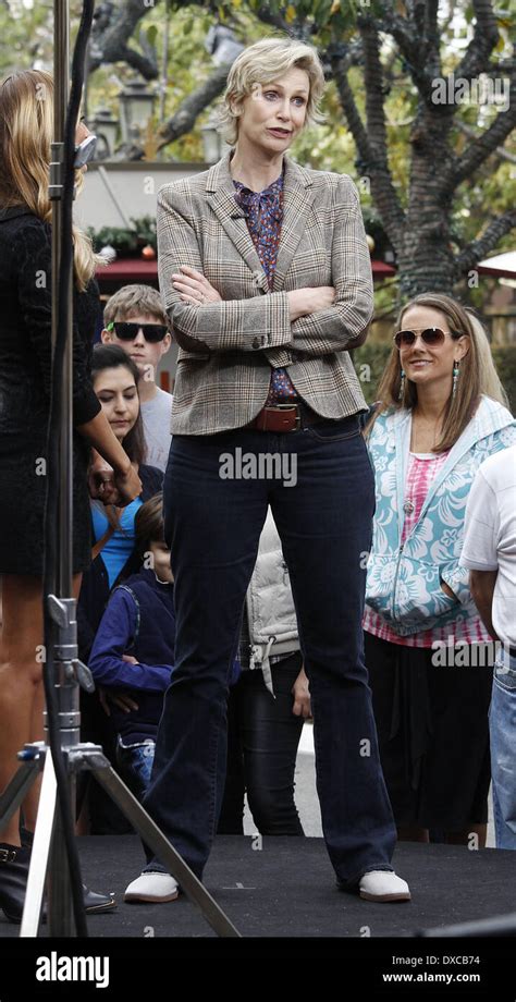 Jane Lynch at The Grove to appear on entertainment news show 'Extra