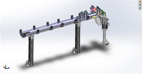 【工程机械】皮带线、皮带输送机3d模型图纸 Solidworks设计 附step格式 Solidworks 仿真秀干货文章