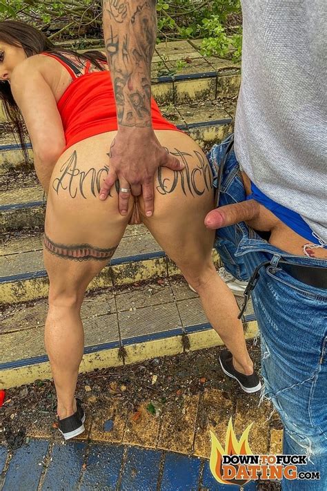 Horny Milf Julia Nant Gets Her Tattooed Ass Jizzed Photos