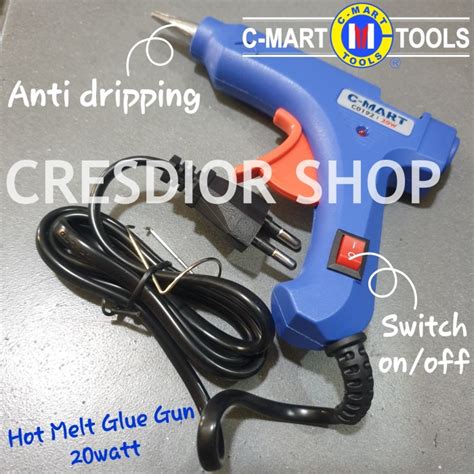 Jual Hot Melt Glue Gun On Off Kecil W Tembakan Lem Lilin C Mart Cmart Twn Jakarta Pusat