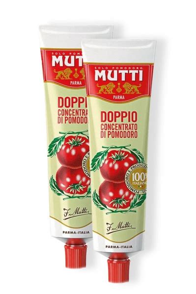 Томатная паста "Doppio concentrato" "Mutti" (Мутти), Италия, 2 тюбика ...