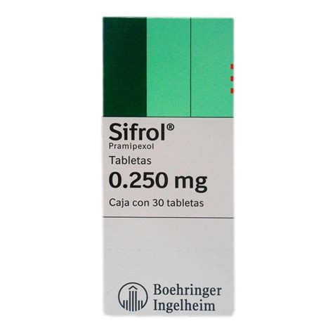 Sifrol 0250 Mg 30 Tabletas Walmart