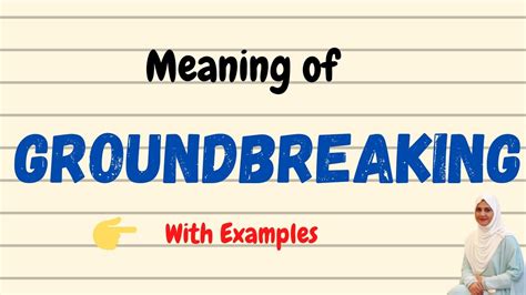 Daily vocabulary | Groundbreaking Meaning | Vocabgram - YouTube