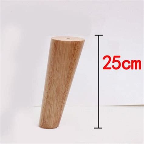 PIED DE MEUBLE 25cm Pieds De Meubles En Bois Massif Height10 30cm 4