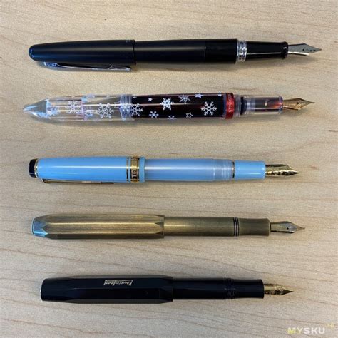Японская перьевая ручка Sailor Pro Gear Slim (Haruzora) с золотым пером ...