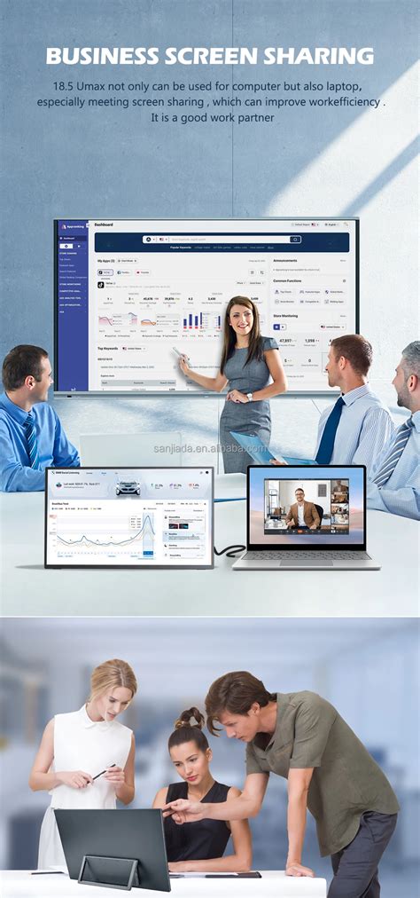 18.5 Inch Portable Monitor - 120hz 1080P FHD IPS Display