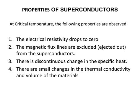 Introduction to superconductivity | PPT