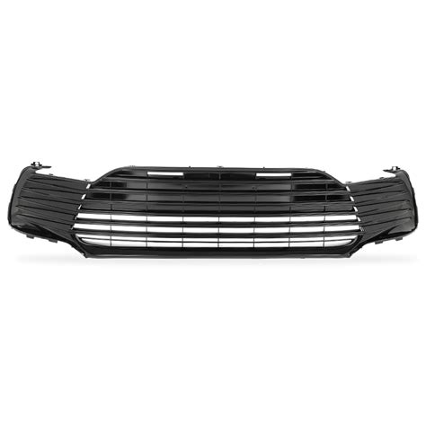 G Plus Front Bumper Lower Grille Assembly Gloss Black Fit For Toyota