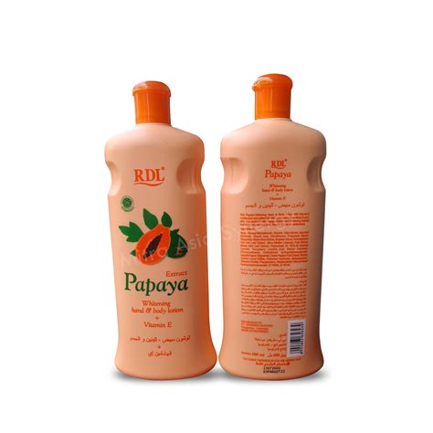 RDL Body Lotion Papaya 600ml Mitra Asia