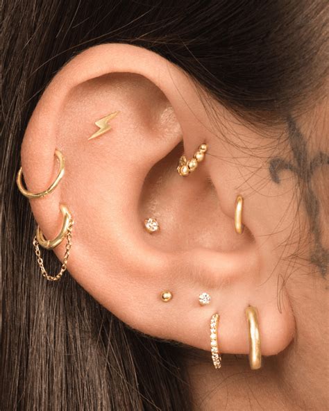 20 Best Ear Piercing Ideas Assolari Earings Piercings Cool Ear