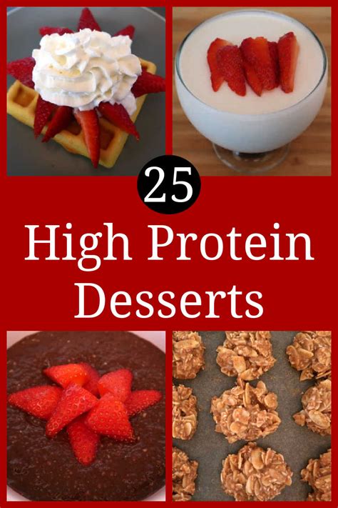 25 High Protein Desserts Best Satisfying Low Carb Dessert Recipes