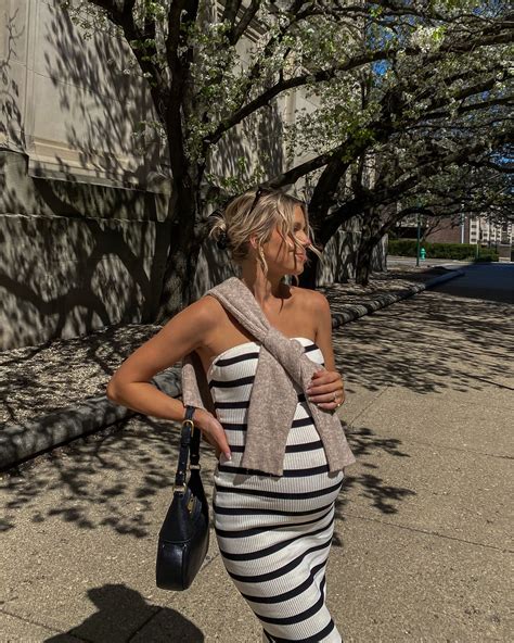 Ribbed Tube Dress Curated On LTK Spring Maternity Outfits Summer