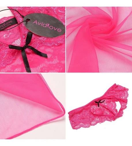 Womens Halter Backless Lingerie Set Sheer Lace Babydoll Sexy Nighties