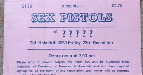 Sex Pistols Huddersfield Gig Featured In Radio Documentary To Mark Years Since Punk Began