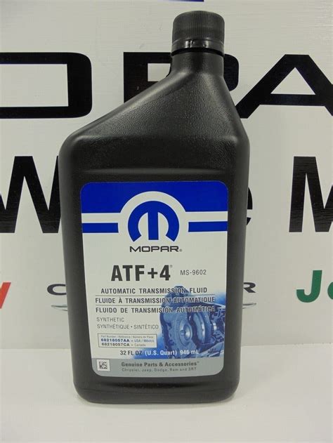 Automatic Transmission Fluid St Vin J Mopar 68218057aa For Sale