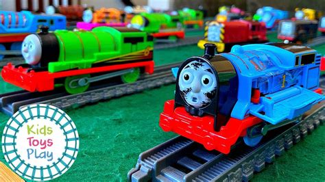 Thomas And Friends Trackmaster And Tomy Toy Train Collection Youtube