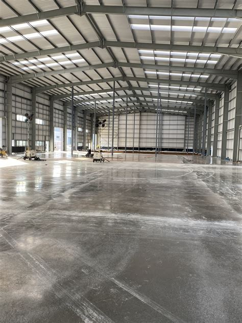 High-tolerance industrial concrete flooring in Sheffield, South