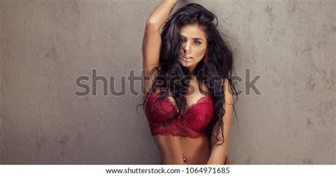Sexy Lady Lace Lingerie Witn Long Stock Photo 1064971685 Shutterstock