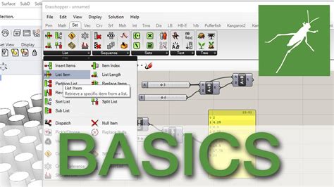 Grasshopper Basics Youtube