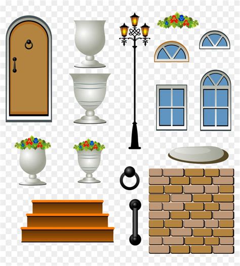 window doors - Clip Art Library