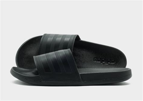 Black adidas Adilette Comfort Slides - JD Sports Singapore