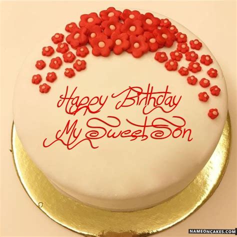 happy birthday  sweet son cake images