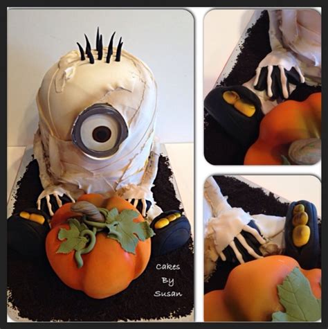 Mummy Minion Halloween Cake - CakeCentral.com