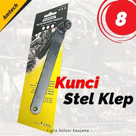 Jual AMTECH KUNCI STEL KLEP L KUNCI TAHANAN SETELAN KLEP MESIN SEPEDA