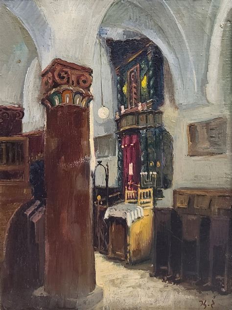 Tel Aviv Synagogue by Unknown Artists - Rishon Art Gallery