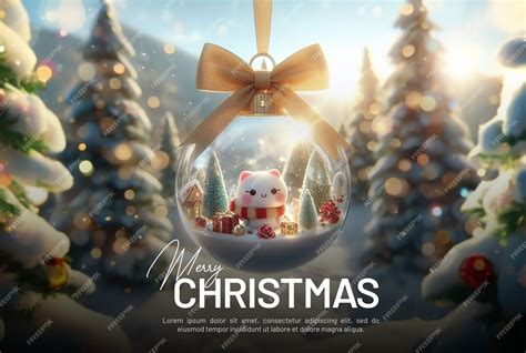 Premium PSD | Christmas background banner psd