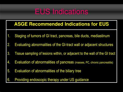 Ppt Endoscopic Ultrasound Eus Visualizing Lesions Under The