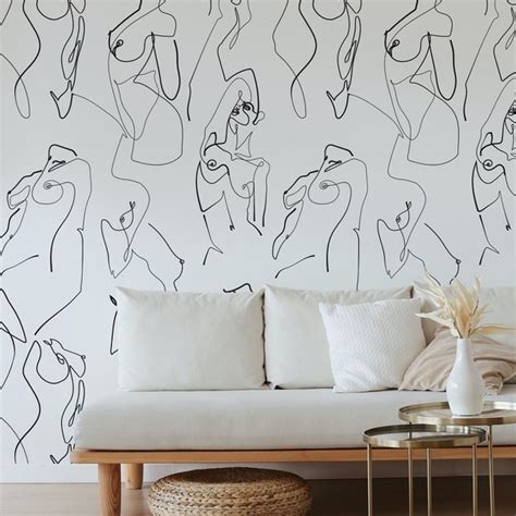 Naked Wallpaper Etsy