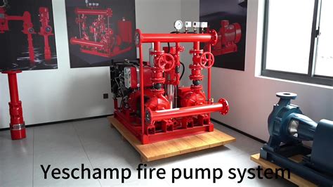 Emergency Use Fire System With Electric Pump And Diesel And Multistage